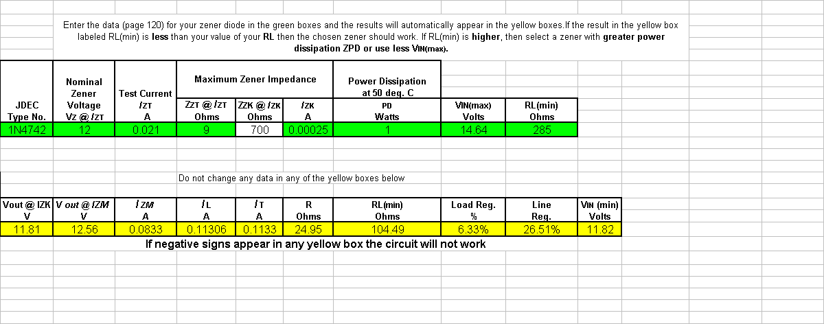 Microsoft Excel Worksheet